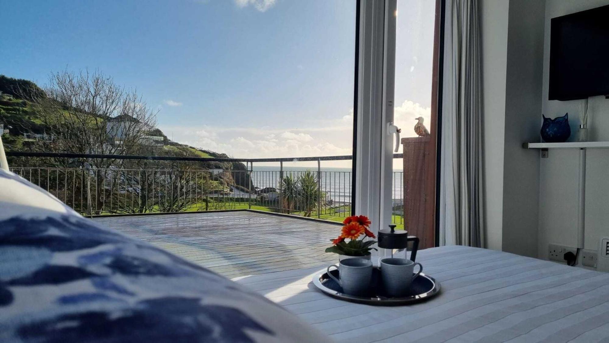 May View - Luxury Sea View Apartment - Millendreath, Looe Exterior photo